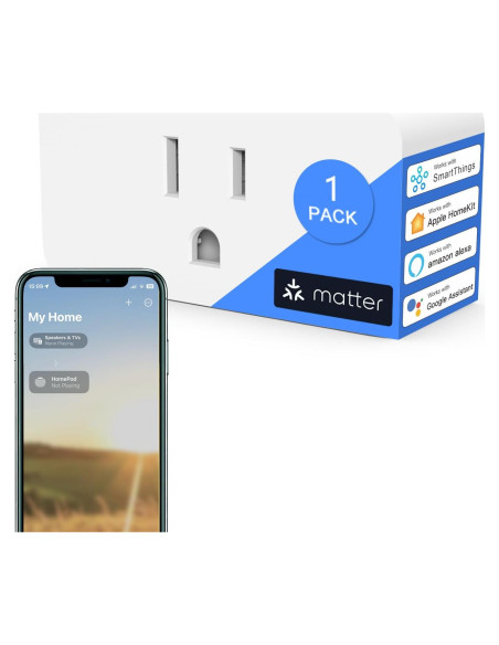 Enchufe Inteligente FARYLINK Matter Mini 10A 1200W Wi-Fi Enchufe Inteligente FARYLINK Matter Mini 10A 1200W Wi-Fi