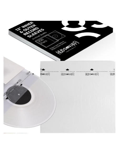 Fundas para Discos de Vinilo Hudson Hi-Fi 200 Piezas Fundas para Discos de Vinilo Hudson Hi-Fi 200 Piezas