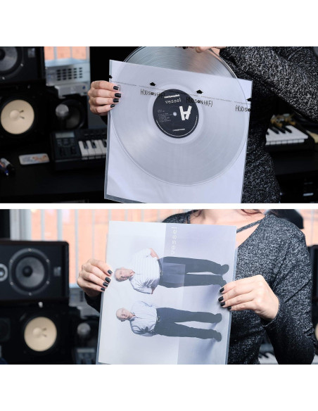 Fundas para Discos de Vinilo Hudson Hi-Fi 200 Piezas Fundas para Discos de Vinilo Hudson Hi-Fi 200 Piezas