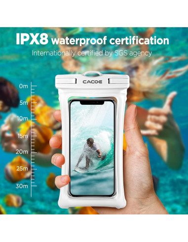 Funda Impermeable Flotante CACOE para Teléfono 17,78 cm