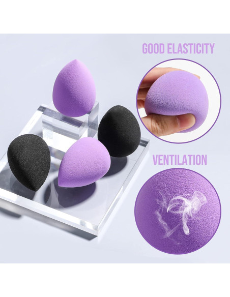 Conjunto de Brochas de Maquillaje BS-MALL 18 Piezas Sintéticas Conjunto de Brochas de Maquillaje BS-MALL 18 Piezas Sintéticas