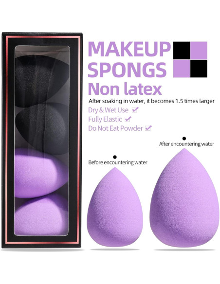 Conjunto de Brochas de Maquillaje BS-MALL 18 Piezas Sintéticas Conjunto de Brochas de Maquillaje BS-MALL 18 Piezas Sintéticas