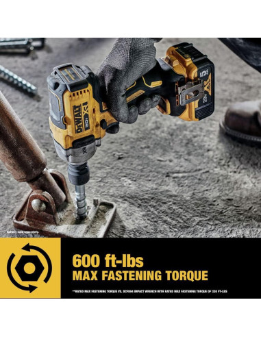 Llave de impacto inalámbrica DEWALT 20V MAX 1/2" 800 Nm