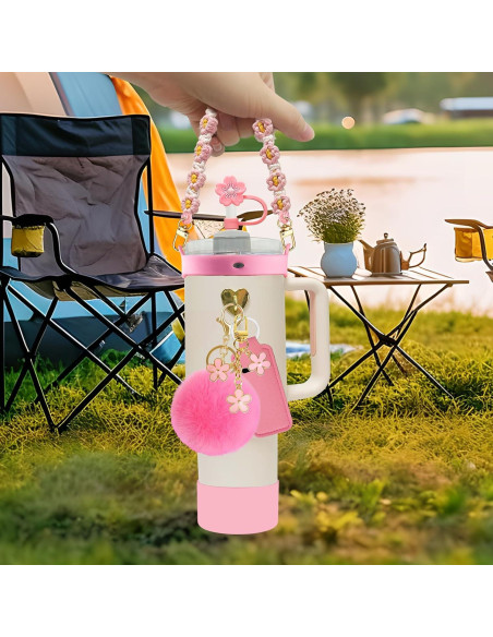 11 PCS Accesorios Velaco para Vaso Stanley 30/40 oz Rosa 11 PCS Accesorios Velaco para Vaso Stanley 30/40 oz Rosa