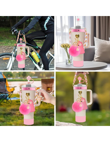 11 PCS Accesorios Velaco para Vaso Stanley 30/40 oz Rosa 11 PCS Accesorios Velaco para Vaso Stanley 30/40 oz Rosa