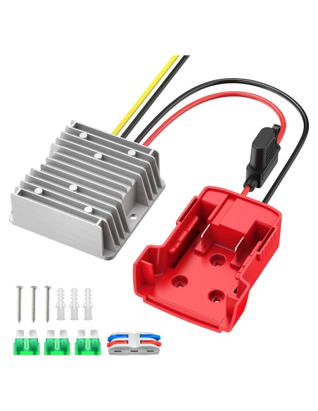 Convertidor 18V a 12V Kzreect 240W para Carrito de Golf Convertidor 18V a 12V Kzreect 240W para Carrito de Golf