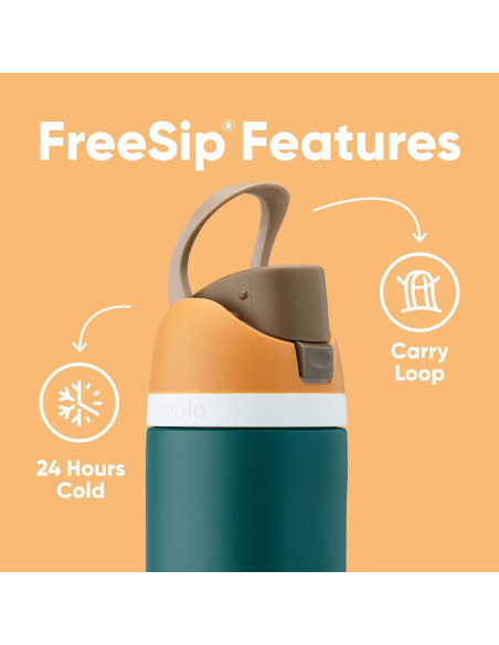 Botella de Agua Owala FreeSip 24 oz Acero Inoxidable Aislada Botella de Agua Owala FreeSip 24 oz Acero Inoxidable Aislada