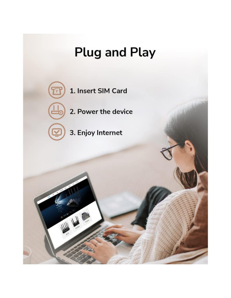 Cudy AC1200 Router 4G LTE Desbloqueado con SIM 1200Mbps Cudy AC1200 Router 4G LTE Desbloqueado con SIM 1200Mbps