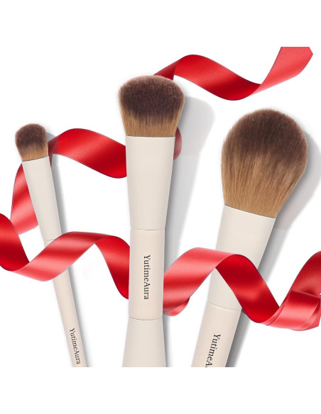 Juego de Brochas de Maquillaje YutimeAura 10 Piezas Doble Cara Juego de Brochas de Maquillaje YutimeAura 10 Piezas Doble Cara