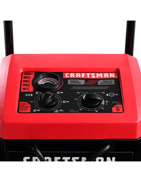 Cargador y Arrancador CRAFTSMAN CMXCESM233 250A 6V/12V Cargador y Arrancador CRAFTSMAN CMXCESM233 250A 6V/12V