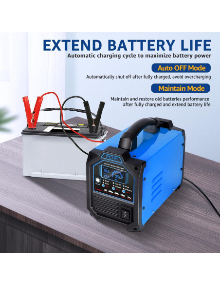 Cargador de Batería PCHH BC-108 12V 24V Automático Cargador de Batería PCHH BC-108 12V 24V Automático