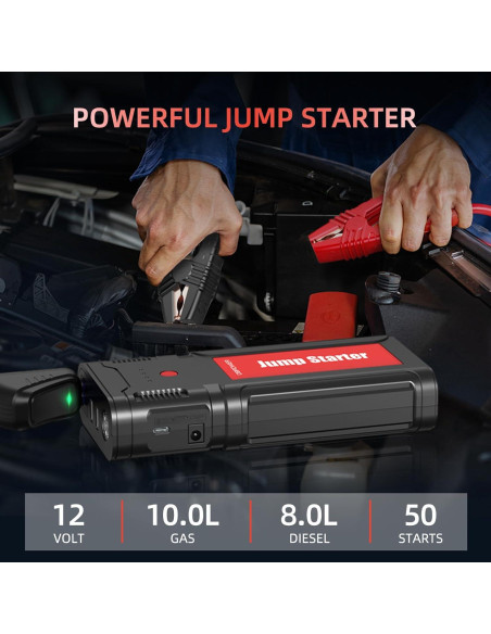 Arrancador de Coche DBPOWER G15 2750A 76.96Wh Portátil Arrancador de Coche DBPOWER G15 2750A 76.96Wh Portátil