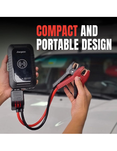 Cargador de Batería Energizer ENJ1000 1000A 12V Portátil