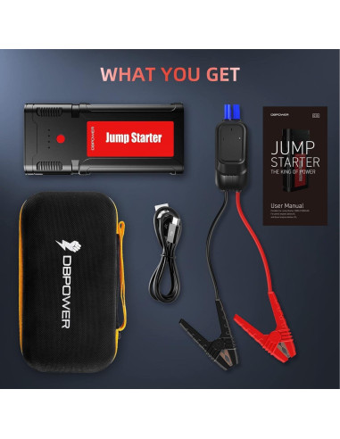Arrancador de Coche DBPOWER G15 2750A 76.96Wh Portátil