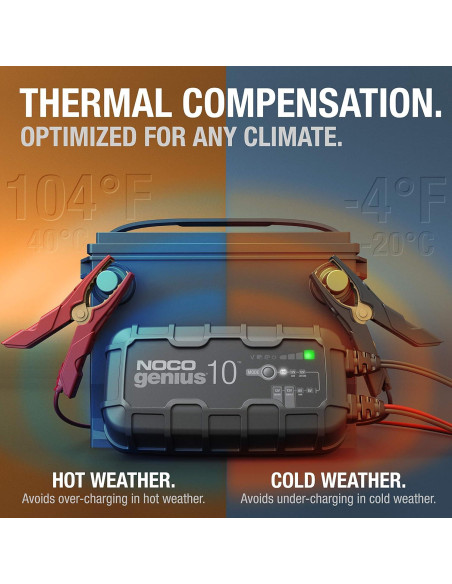 Cargador de Batería NOCO GENIUS10 10A 6V/12V Automotriz Cargador de Batería NOCO GENIUS10 10A 6V/12V Automotriz