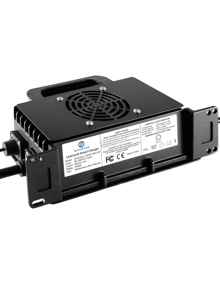 Cargador de Batería 48V 15A Eliumsync para Carritos de Golf Cargador de Batería 48V 15A Eliumsync para Carritos de Golf