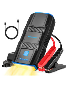 Arrancador de Coche HEMINGSON 2000A 12V con Luz LED
