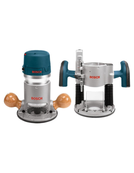 Router de Madera BOSCH 1617EVSPK 2.25 HP con Base Fija Router de Madera BOSCH 1617EVSPK 2.25 HP con Base Fija