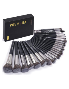Set de 25 Pinceles de Maquillaje MAANGE Sintéticos Premium