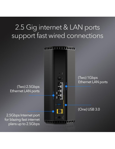 Router NETGEAR Nighthawk RS300 WiFi 7 9.3Gbps 100 Dispositivos