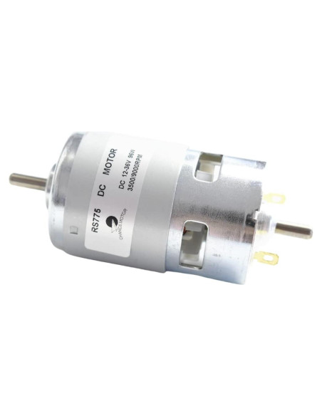 Motor DC Doble Eje CHANCS 775 12V 3500RPM 36V 9000RPM Motor DC Doble Eje CHANCS 775 12V 3500RPM 36V 9000RPM
