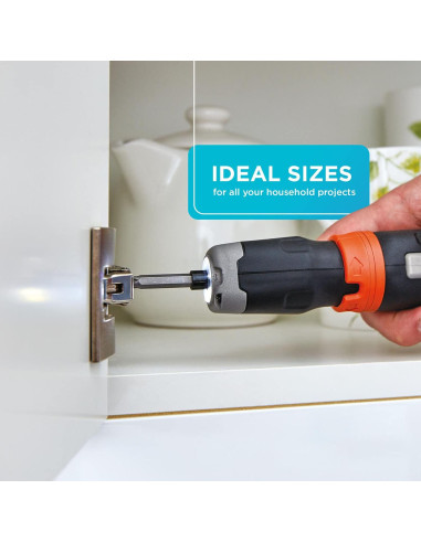 Juego de Puntas de Destornillador BLACK+DECKER 42 Piezas