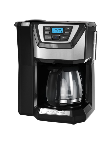 Cafetera BLACK+DECKER 12 Tazas con Molinillo Programable Cafetera BLACK+DECKER 12 Tazas con Molinillo Programable