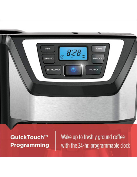 Cafetera BLACK+DECKER 12 Tazas con Molinillo Programable Cafetera BLACK+DECKER 12 Tazas con Molinillo Programable