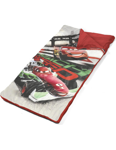 Saco de Dormir Disney Cars con Bolsa de Transporte 137x76cm