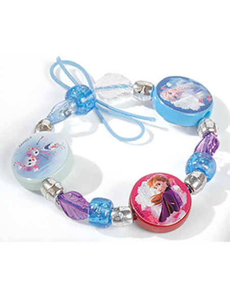 Kit de Manualidades Joyería Frozen II Disney - Pulseras Anna y Elsa Kit de Manualidades Joyería Frozen II Disney - Pulseras Anna y Elsa