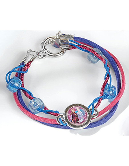 Kit de Manualidades Joyería Frozen II Disney - Pulseras Anna y Elsa Kit de Manualidades Joyería Frozen II Disney - Pulseras Anna y Elsa