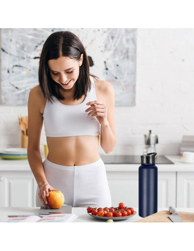 Botella de Agua Aislada VEGOND 1.18L 4 Piezas Doble Pared