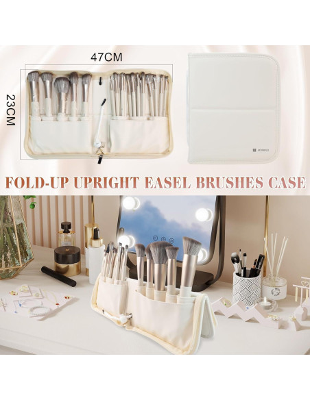 Juego de Brochas de Maquillaje HEYMKGO 22Pcs con Estuche Juego de Brochas de Maquillaje HEYMKGO 22Pcs con Estuche