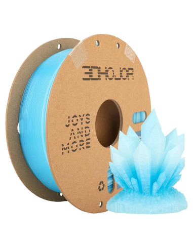 Filamento PLA Arcoíris 1.75mm 1KG 3DHoJor Transparente