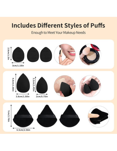 Juego de Brochas de Maquillaje MAGEFY 42 Piezas con Bolsa