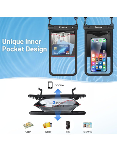 Bolsa Impermeable Grande Rynapac 10" para Teléfono