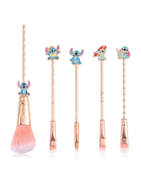 Juego de Pinceles de Maquillaje Stich WeChip 5 Piezas Juego de Pinceles de Maquillaje Stich WeChip 5 Piezas