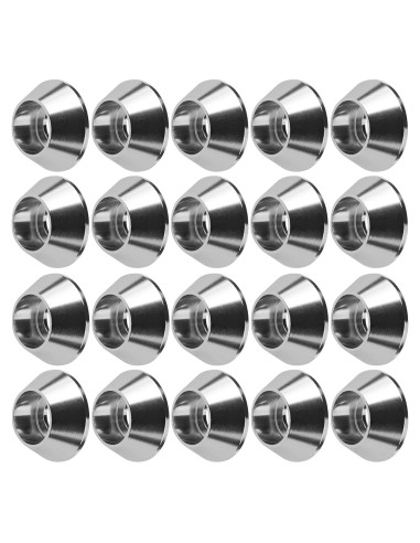 Arandelas de Aluminio M6 Yaruijia - Paquete de 20 Unidades