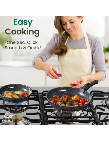 Juego de Utensilios de Cocina Chef Power 19 Piezas Cerámico