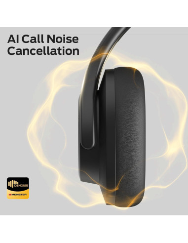 Auriculares Bluetooth Monster Mission 200, 40H, Plegables