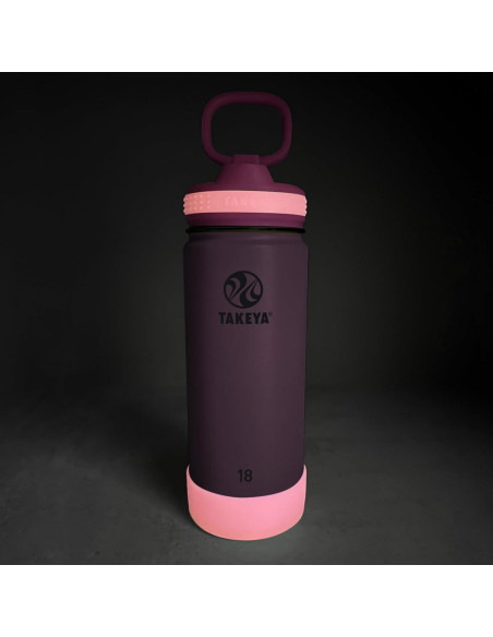 Botella de Agua Takeya Actives Kids 532 ml Rosa Brillante Botella de Agua Takeya Actives Kids 532 ml Rosa Brillante