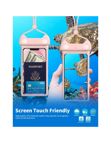 Wellhouse Funda Impermeable Gatito 3D para Smartphone 7" Wellhouse Funda Impermeable Gatito 3D para Smartphone 7"