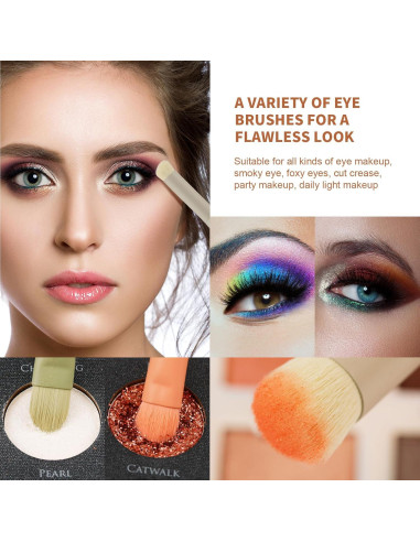 Set de Brochas de Maquillaje Docolor 17 Pcs con Bolsa