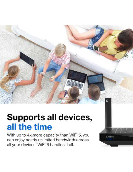 Router Linksys Hydra Pro 6 WiFi 6 - 1.17 kg - 270 m Router Linksys Hydra Pro 6 WiFi 6 - 1.17 kg - 270 m
