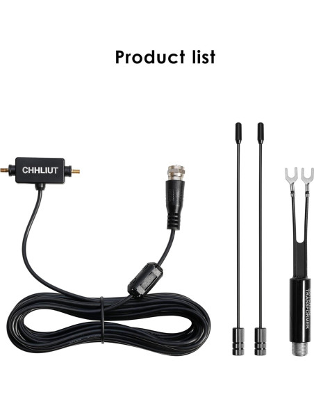 Antena Dipolo FM Universal Kai Han 75 Ohm 4,88 m Conector F Antena Dipolo FM Universal Kai Han 75 Ohm 4,88 m Conector F