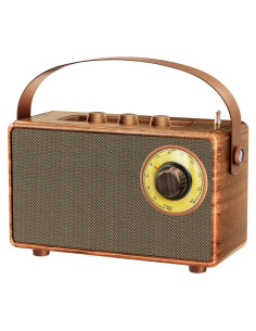 Altavoz Retro Bluetooth FREEFISH AS23 con Radio FM 15W