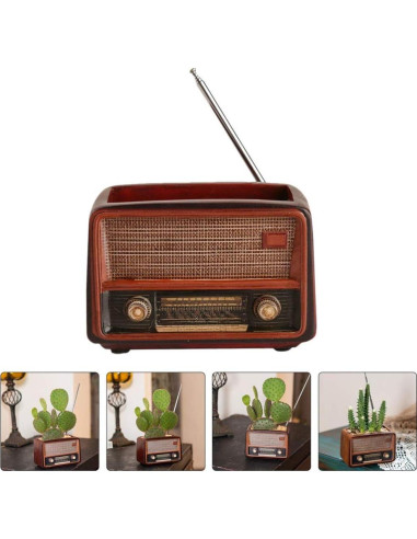 Maceta Retro BESTOYARD para Suculentas 12x6x7cm Drenaje