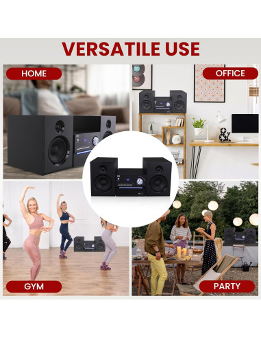 Sistema Estéreo Pyle PHSKR20 Bluetooth 100W Subwoofer