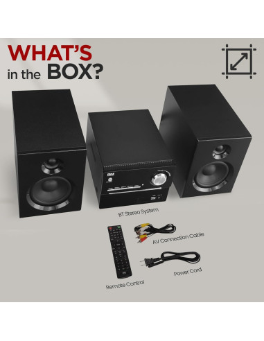Sistema Estéreo Pyle PHSKR20 Bluetooth 100W Subwoofer