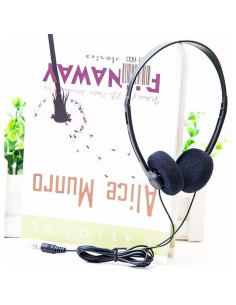 Auriculares Retro Over-Ear ZhangyiHot Estéreo Hi-Fi Negros 2